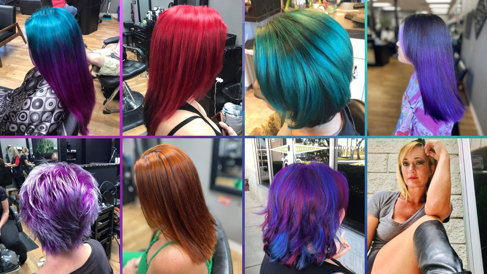 Fantasy Color Collage Space Coast Hair